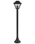 Miniatyrbilde 5 av 9: Pullertlampe Svart Aluminium 94 cm Stilampe Utendørs Hagebelysning Moderne Design