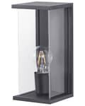 Miniatyrbilde 5 av 7: Utendørs Vegglampe Svart Lampe Metall Aluminium Syntetisk Materiale Matte Moderne Design Terrasse Hage