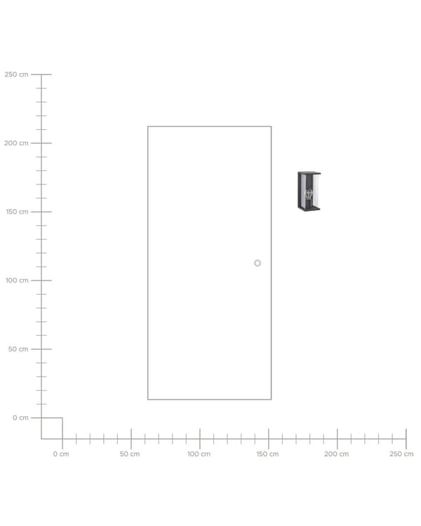 Utendørs Vegglampe Svart Lampe Metall Aluminium Syntetisk Materiale Matte Moderne Design Terrasse Hage
