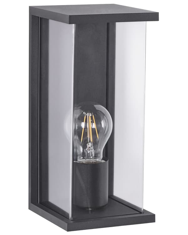 Utendørs Vegglampe Svart Lampe Metall Aluminium Syntetisk Materiale Matte Moderne Design Terrasse Hage