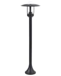 Miniatyrbilde 1 av 7: Pullertlampe Svart Aluminium 98 cm Stilampe Utendørs Hagebelysning Moderne Design