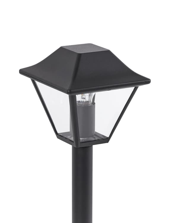 Pollare Svart Aluminium 94 cm Stiglampa Utomhus Trädgårdsbelysning Modern Design