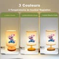 Miniatyrbild 4 av 6: Lilo &amp; Stitch Sänglampa, Bordslampa Dimbar LED-bordslampa 3 färgtemperaturer Perfekt för vardagsrum, sovrum