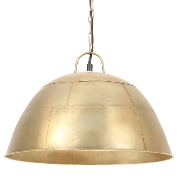 Hänglampa industriell vintage 25 W mässing rund 41 cm E27