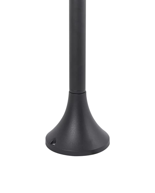 Havelampe Sort H 98 cm Udendørs Pullert Lampe LED lys Sokkelampe Langs Indkørsel Bedlampe Belysning