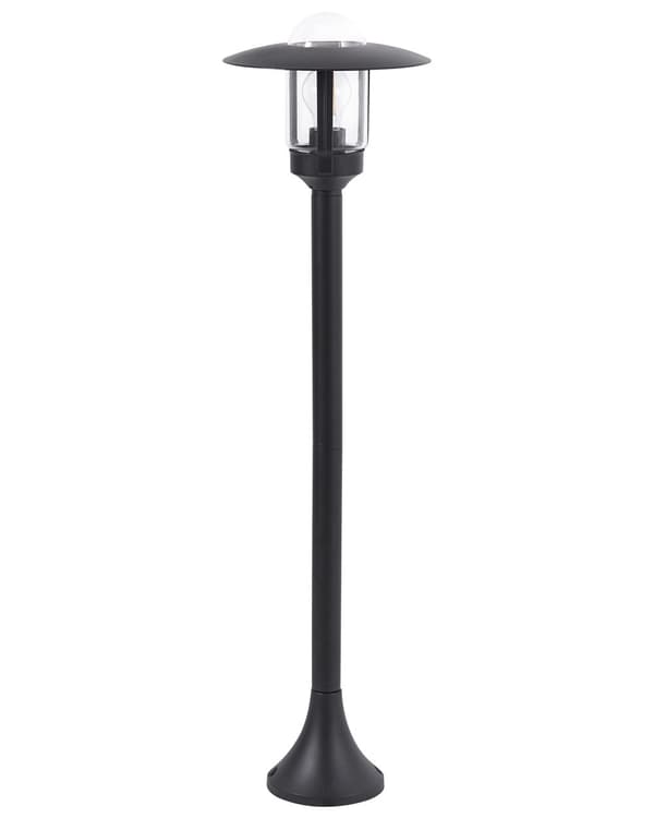 Havelampe Sort H 98 cm Udendørs Pullert Lampe LED lys Sokkelampe Langs Indkørsel Bedlampe Belysning