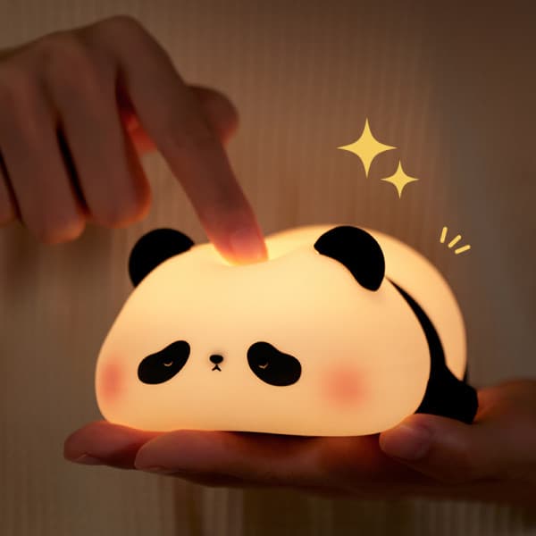 Pandavalaisin, ladattava, lämmin valkoinen ja RGB