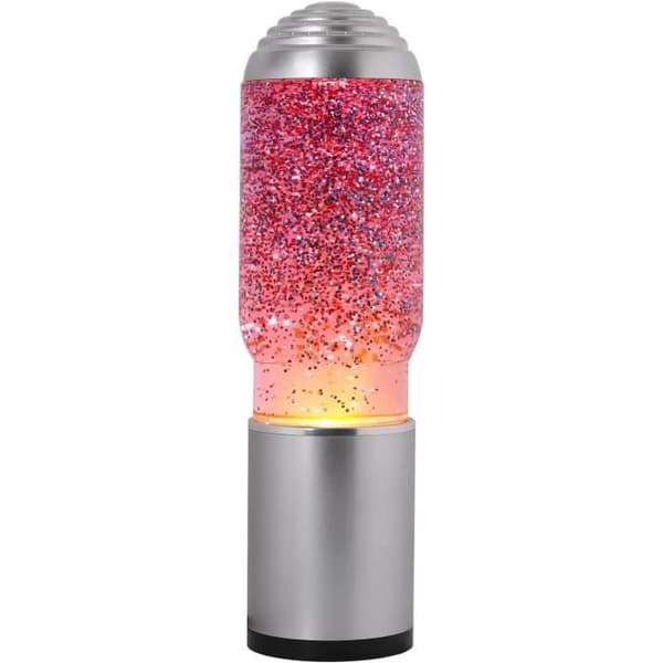 Glitter lavalampa - Itotal 11 Rosa - Glas - Inomhus - Elektrisk - På-av-knapp - Vuxen