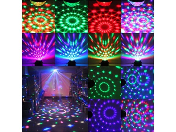 Disco Boll Projektor – LED RGB Spotlight