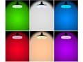 Miniatyrbillede 2 af 3: LED-lampa E27 sockel - RGBW med Bluetooth & högtalare