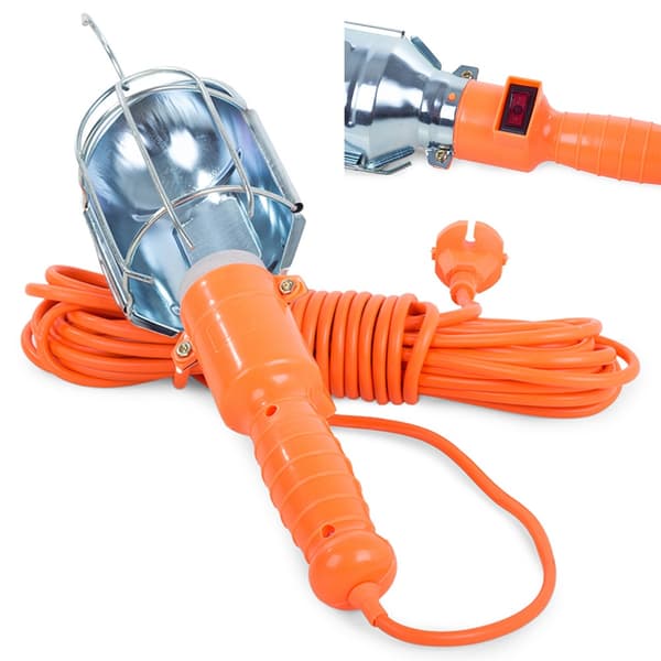 Verkstad Lampa med Krok - 5m