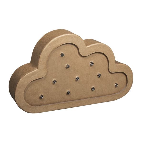 Pappersmache Light Cloud, FSC Rec 100 %, kraft, 20x3x11,5 cm {färg}
