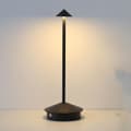 Miniatyrbillede 3 af 7: Sort bordlampe med 3 lysstyrkeniveauer og touch-kontrol