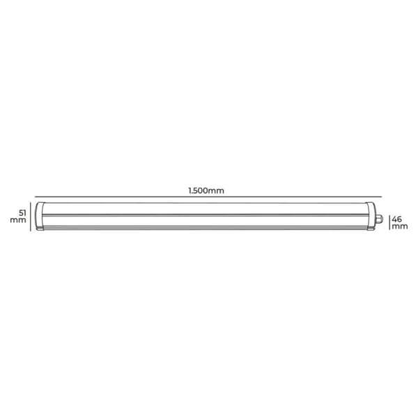 Printplade EDM 31408 48 W 150 cm LED Lys (6400 K)