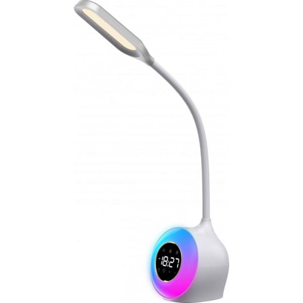 Fuj:tech Mood - skrivbordslampa med väckarljus och RGB stämningsljus
