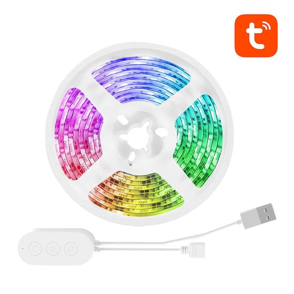 Smart WiFi RGB LED lysbånd Gosund SL1 (2,8m), Tuya