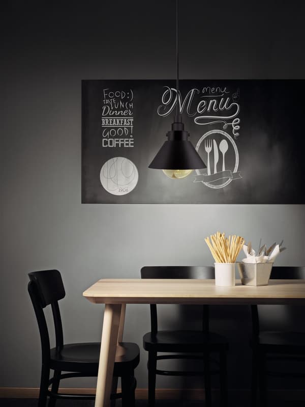 LED 1906 Vintage Pendulum cone black & gold
