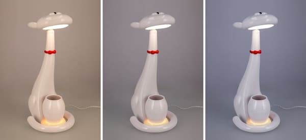 Kattunge LED skrivbordslampa