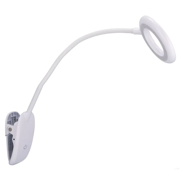 LED skrivebordslampe med clips