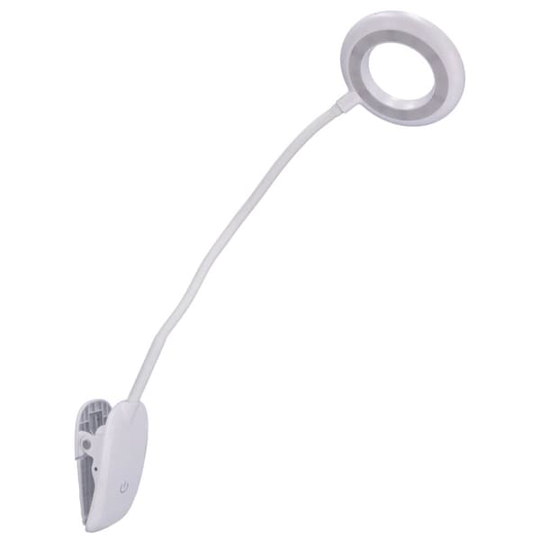 LED skrivebordslampe med clips