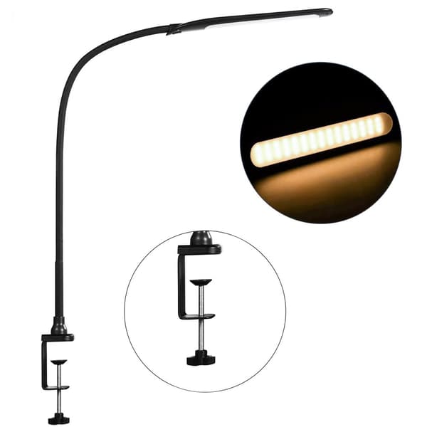 LED bordslampa, svart