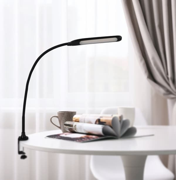 LED bordslampa, svart