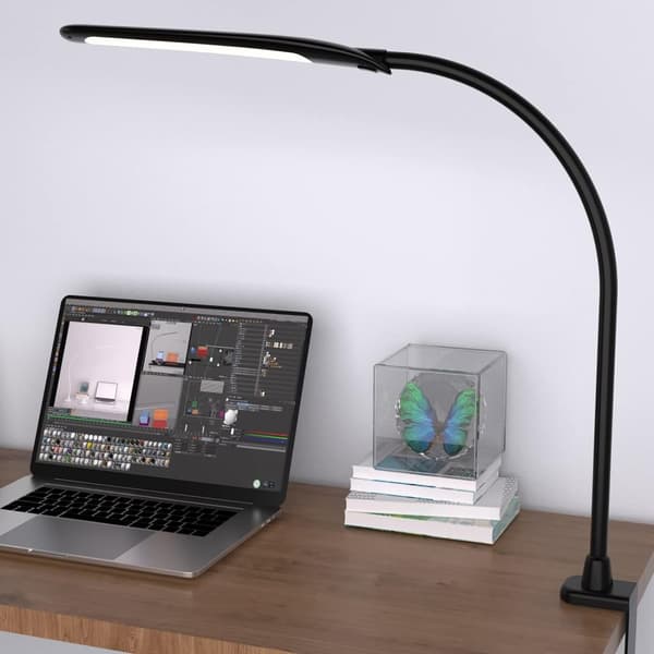 LED bordslampa, svart