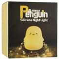 Miniatyrbillede 7 af 7: Silikone LED hvid pingvin natlampe til børn