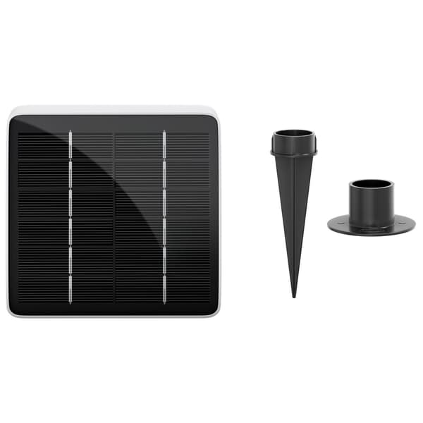 Goobay LED solcellsbelysning markljus med justerbar färgtemperatur och markspik