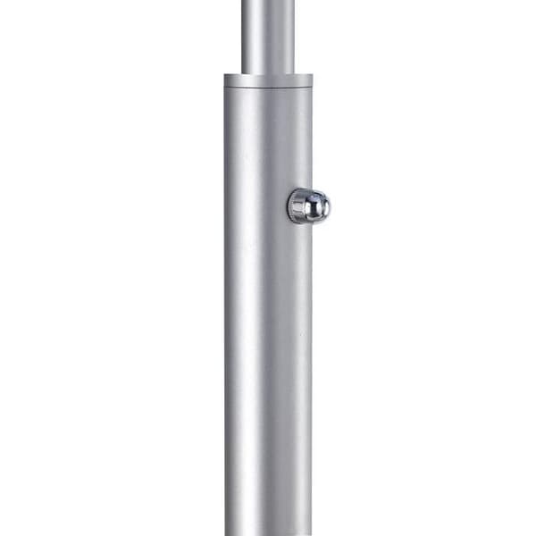 UNILUX Zelux metallgrå LED-golvlampa, 180 cm - 400100711