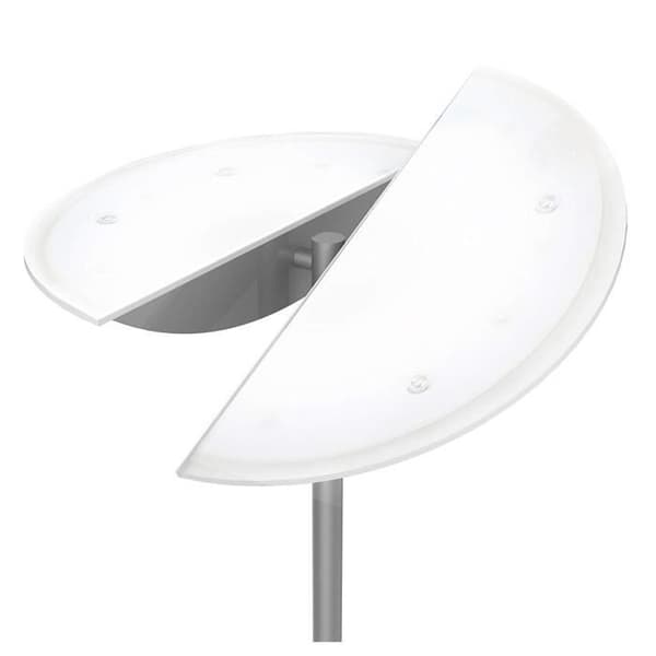 UNILUX Zelux metallgrå LED-golvlampa, 180 cm - 400100711