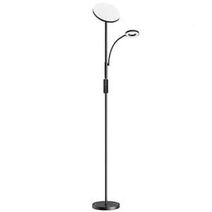 Dubbel golvlampa med fjärrkontroll BlitzWill BWL-FL-0001, 36W (svart)