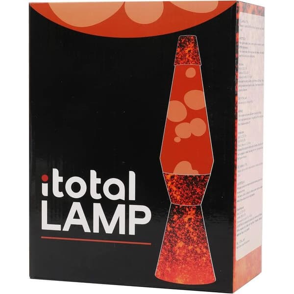 Lampa med Lava - I-TOTAL - VOLCANO XL1781 - Retroeffekt från 60-talet - 25W R39 - 40 x 9 cm