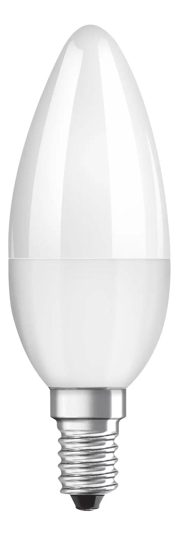 LED candle 40W/827 frosted E14 dimmable - C / 6 pcs