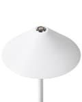 Miniatyrbillede 7 af 11: Bordlampe Hvid Aluminium 31 cm LED Lampe til Bord Genopladelig Sengebordslampe Trådløs USB Natbordslampe med Batteri