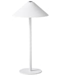 Miniatyrbillede 8 af 11: Bordlampe Hvid Aluminium 31 cm LED Lampe til Bord Genopladelig Sengebordslampe Trådløs USB Natbordslampe med Batteri