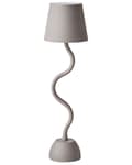 Miniatyrbilde 7 av 11: Bordlampe Beige Jern Aluminium med Berøringsbryter USB-kabel for Trådløs lading Innendørs Utendørs Moderne