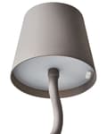 Miniatyrbilde 9 av 11: Bordlampe Beige Jern Aluminium med Berøringsbryter USB-kabel for Trådløs lading Innendørs Utendørs Moderne