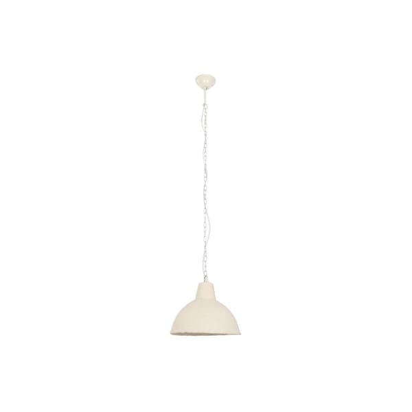 Taklampa Home ESPRIT Vit Papper Järn 50 W 33 x 33 x 26 cm