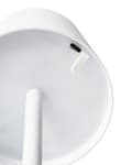 Miniatyrbillede 9 af 11: Bordlampe Hvid Metal 37 cm LED Lampe til Bord Genopladelig Sengebordslampe Trådløs USB Natbordslampe med Batteri