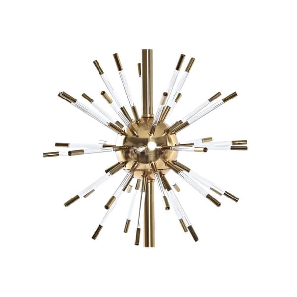 Bordslampa DKD Home Decor Gyllene Metall Vit 41 x 41 x 80 cm 220 V 50 W