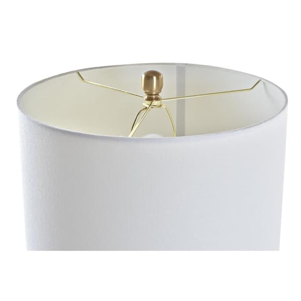 Bordslampa DKD Home Decor Gyllene Metall Vit 41 x 41 x 80 cm 220 V 50 W