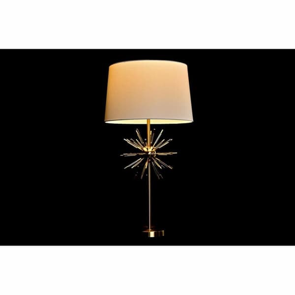 Bordslampa DKD Home Decor Gyllene Metall Vit 41 x 41 x 80 cm 220 V 50 W