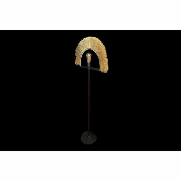 Golvlampa DKD Home Decor Svart Naturell Jute Järn 50 W 220 V 56 x 26 x 152 cm
