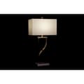 Miniatyrbild 2 av 4: Bordslampa DKD Home Decor 40 x 23 x 79 cm Gyllene Metall Vit Marmor 40 W 240 V
