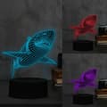 Miniatyrbild 2 av 2: LED-lampa iTotal 3D Haj 12,1 x 4 x 20,7 cm Plast 21 cm