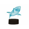 Miniatyrbild 1 av 2: LED-lampa iTotal 3D Haj 12,1 x 4 x 20,7 cm Plast 21 cm