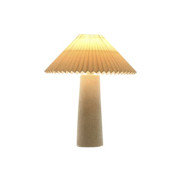 Bordslampa Home ESPRIT Beige Keramik 50 W 220 V 35 x 35 x 41 cm