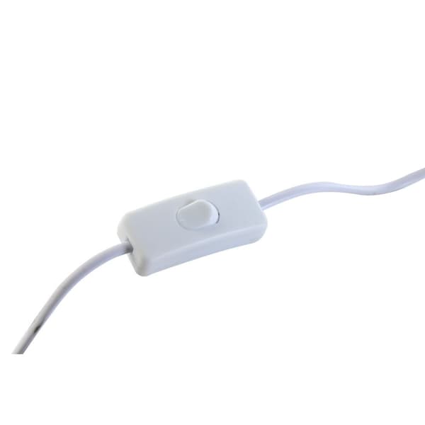 Bordslampa Home ESPRIT Vit Beige Keramik 220 V 15 x 15 x 28 cm (2 antal)