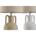 Miniatyrbild 2 av 4: Bordslampa Home ESPRIT Vit Beige Keramik 50 W 220 V (2 antal)